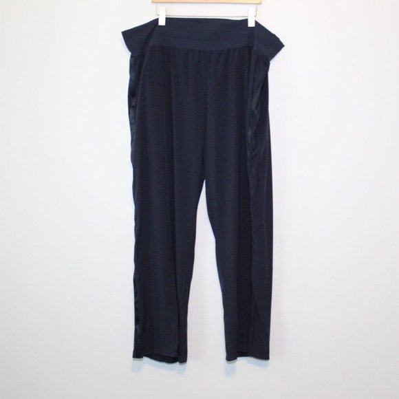 Athleta 2021 Nolita Wide Leg Pants Navy Blue Women's Plus Size 24 H13676 - Picture 2 of 13